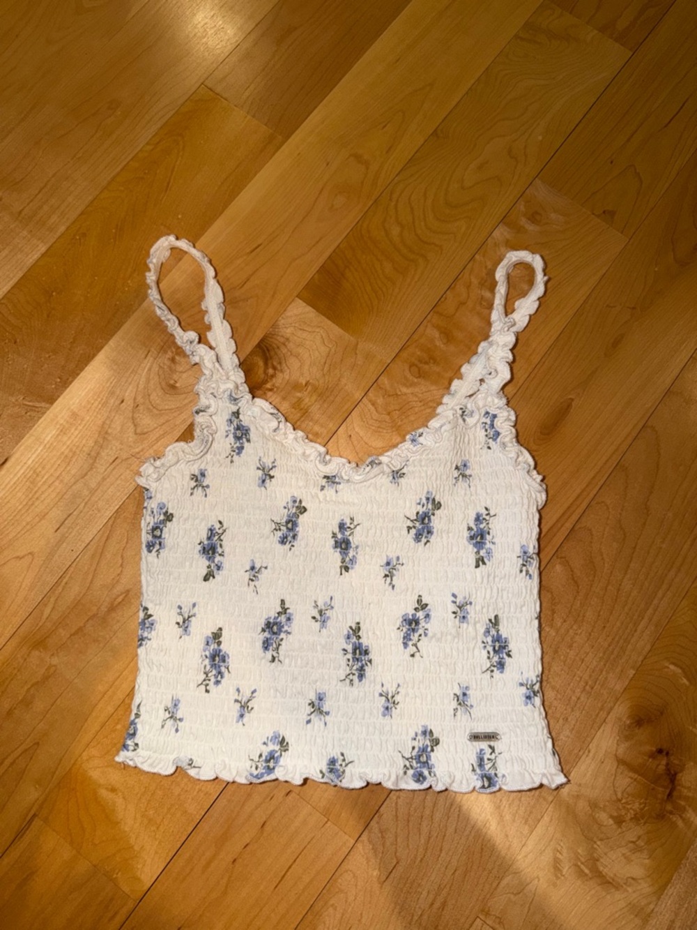 Hollister XS floral tank top